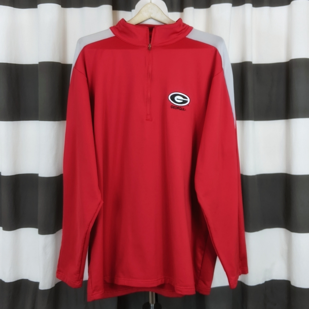 Georgia half zip performance top
